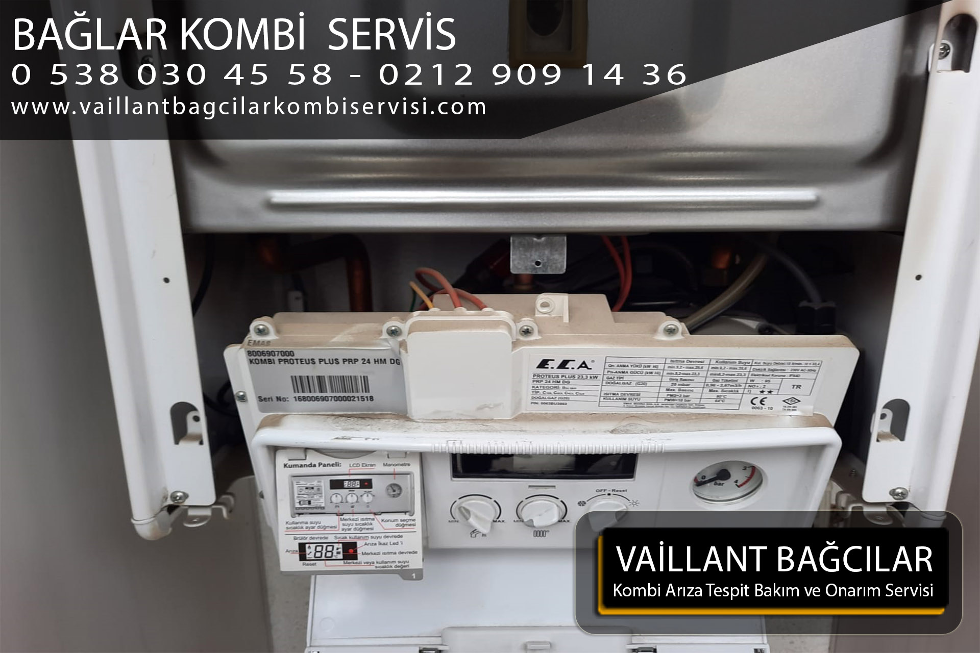 bağlar kombi servis