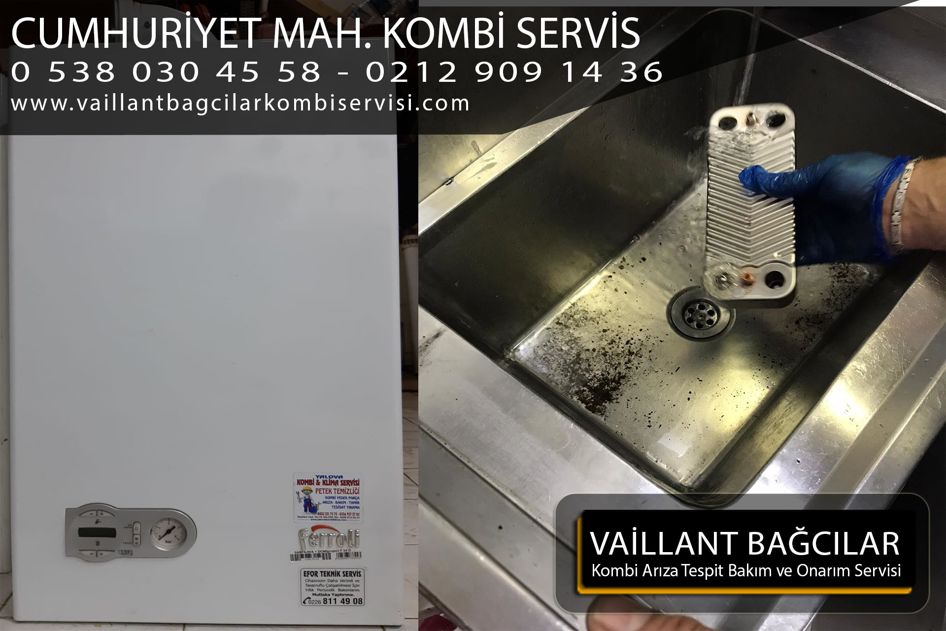 cumhuriyet mahallesi kombi servis