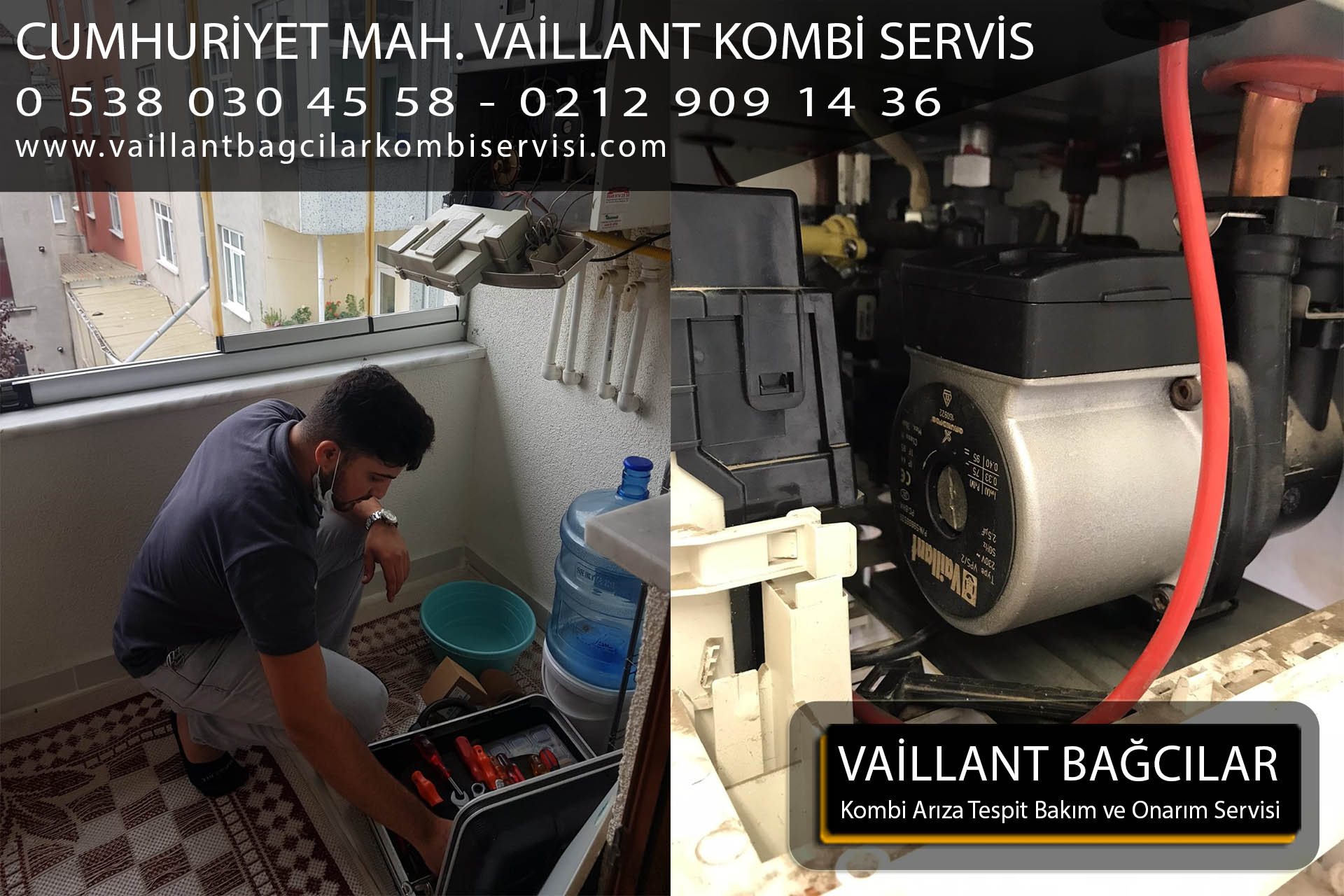 cumhuriyet mahallesi vaillant kombi servis