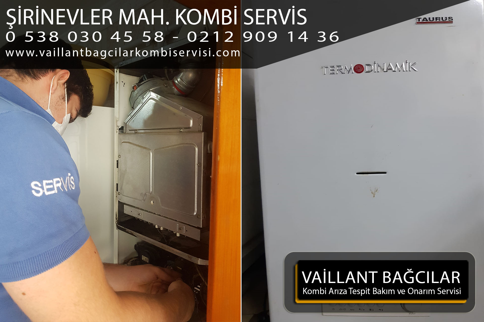 şirinevler mahallesi kombi servis