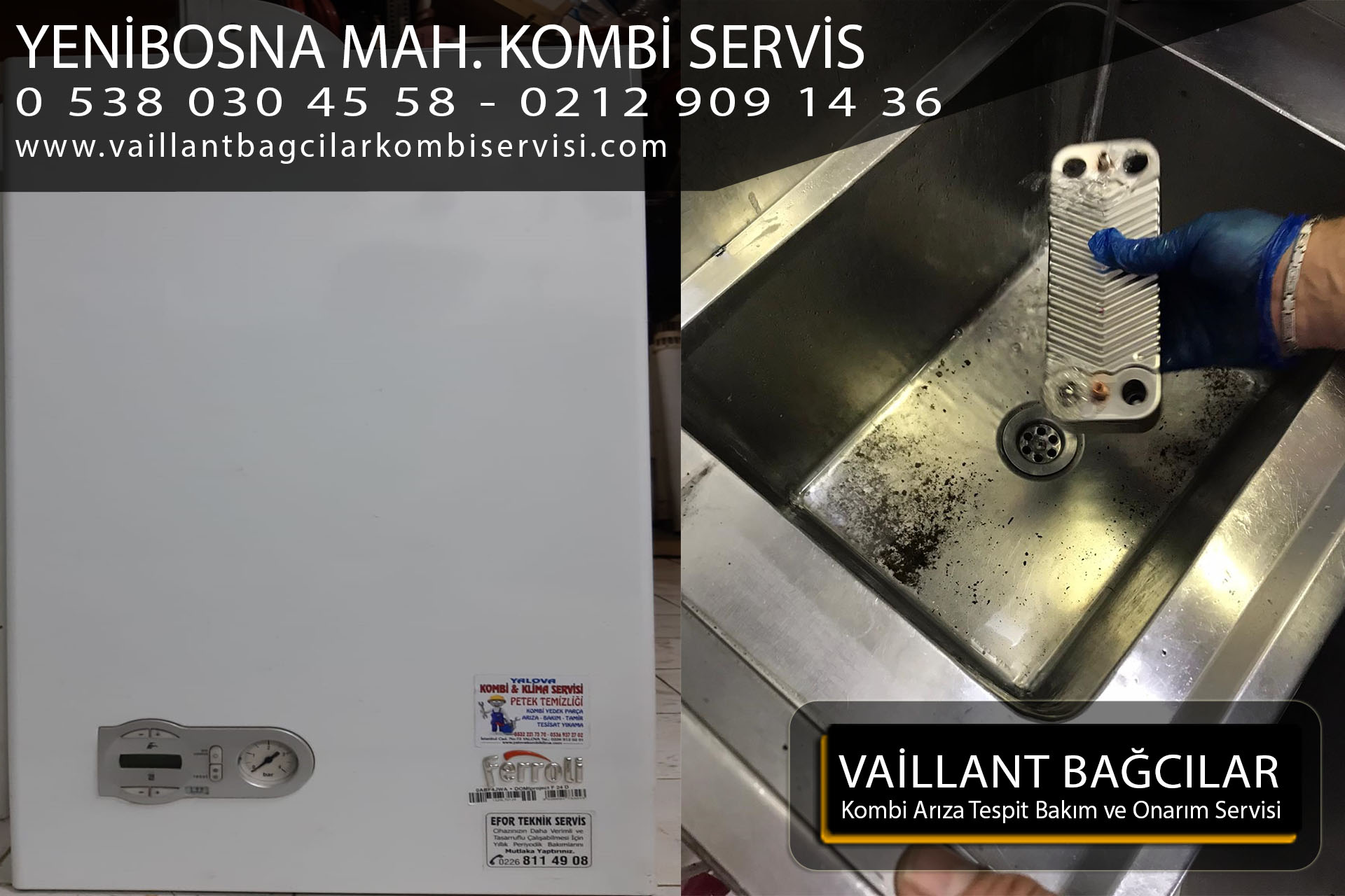 yenibosna mahallesi kombi servis