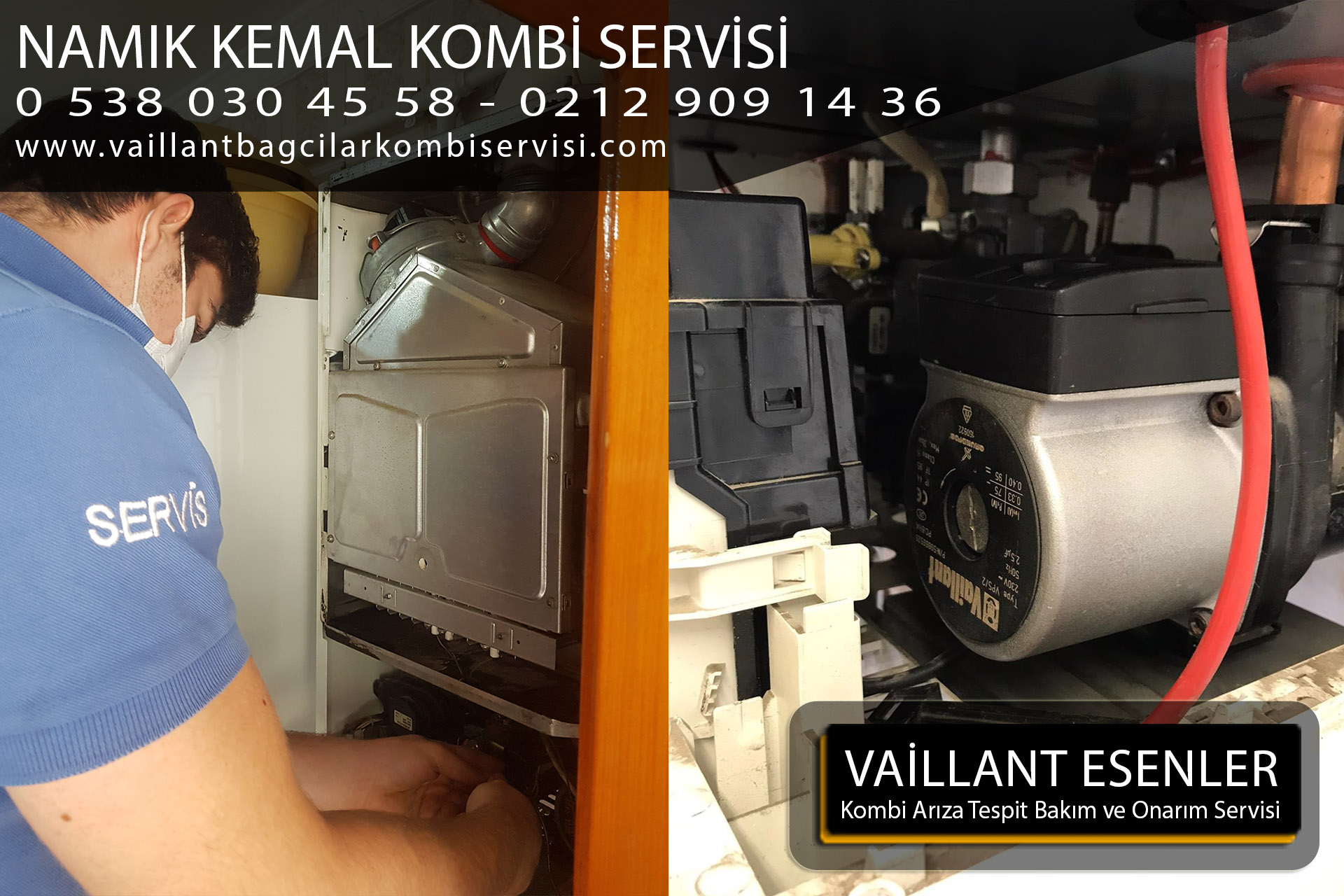 namık kemal kombi servis