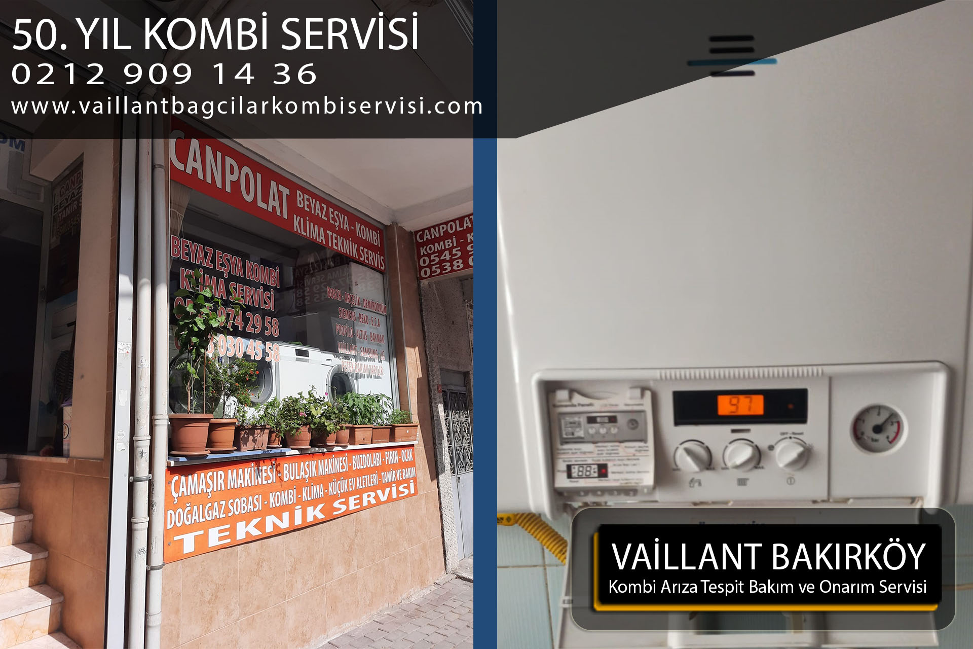 50 yıl kombi servis