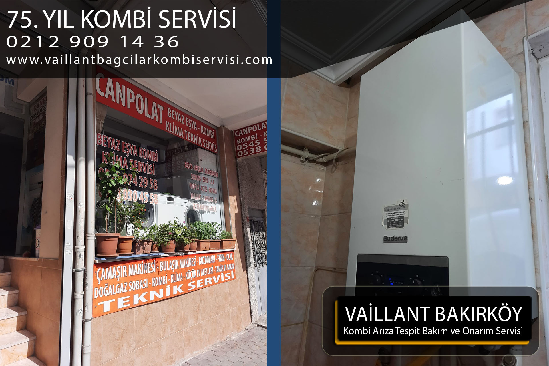 75 yıl kombi servis