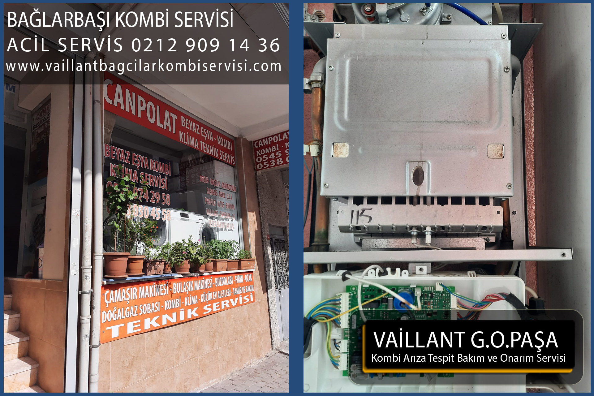 bağlarbaşı kombi servis