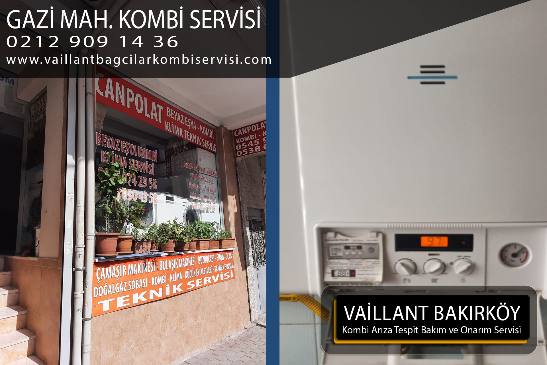 gazi mahallesi kombi servis