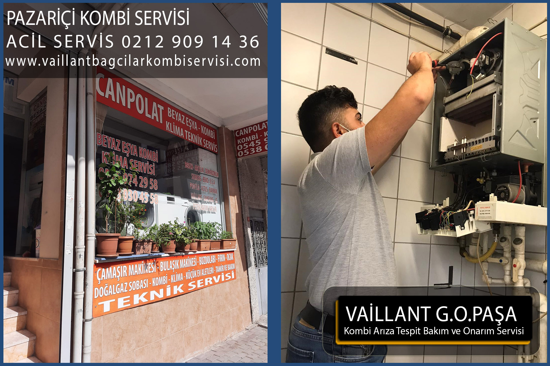 pazariçi kombi servis